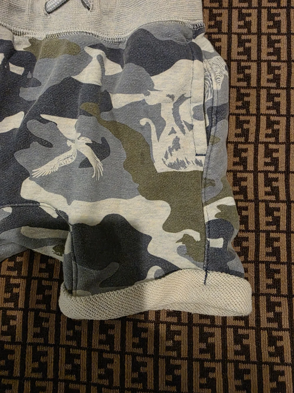 Kids Camouflage Cotton Shorts - Blue & Green 2t Animal The Gap